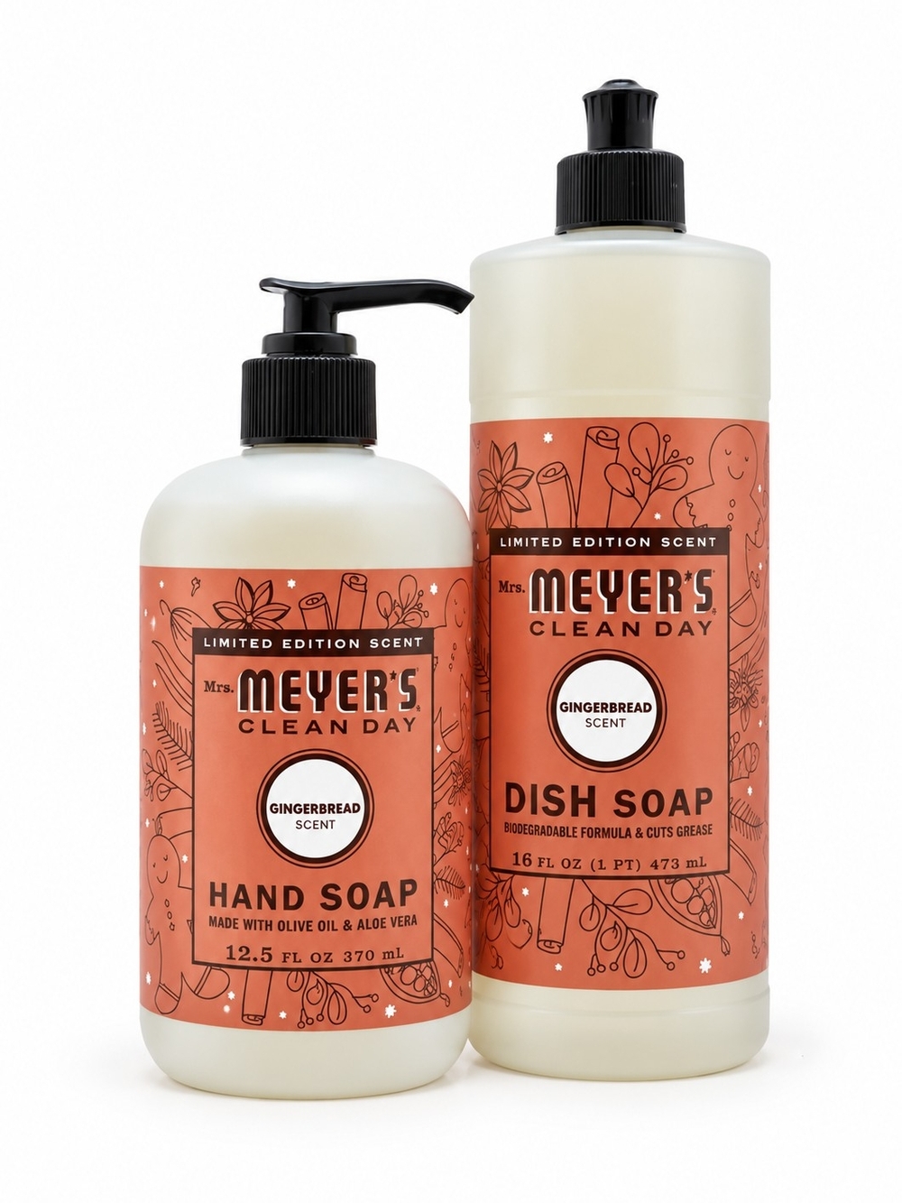 EARLY ACCESS Mrs. Meyer’s Gingerbread Hand & Dish Soap Set